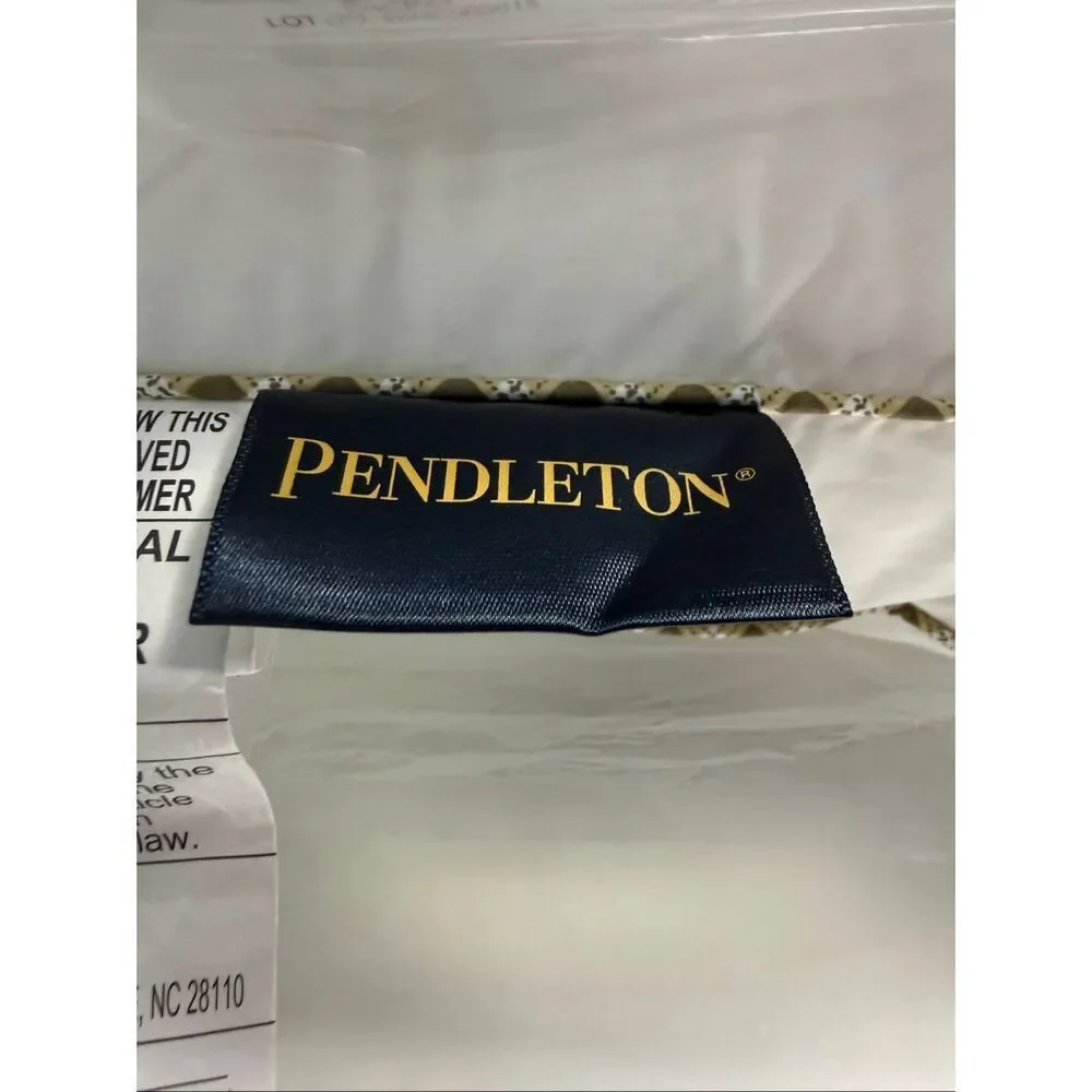 NWT Pendleton 2 Pillows Wool Cotton Temperature Control All Position Support